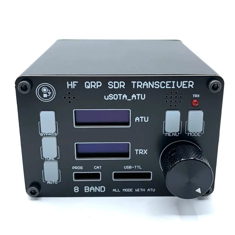 

USOTA-ATU USDX HF QRP SDR приемопередатчик встроенный фотоантенный тюнер с двумя OLED-дисплеями 8-полосный дизайн