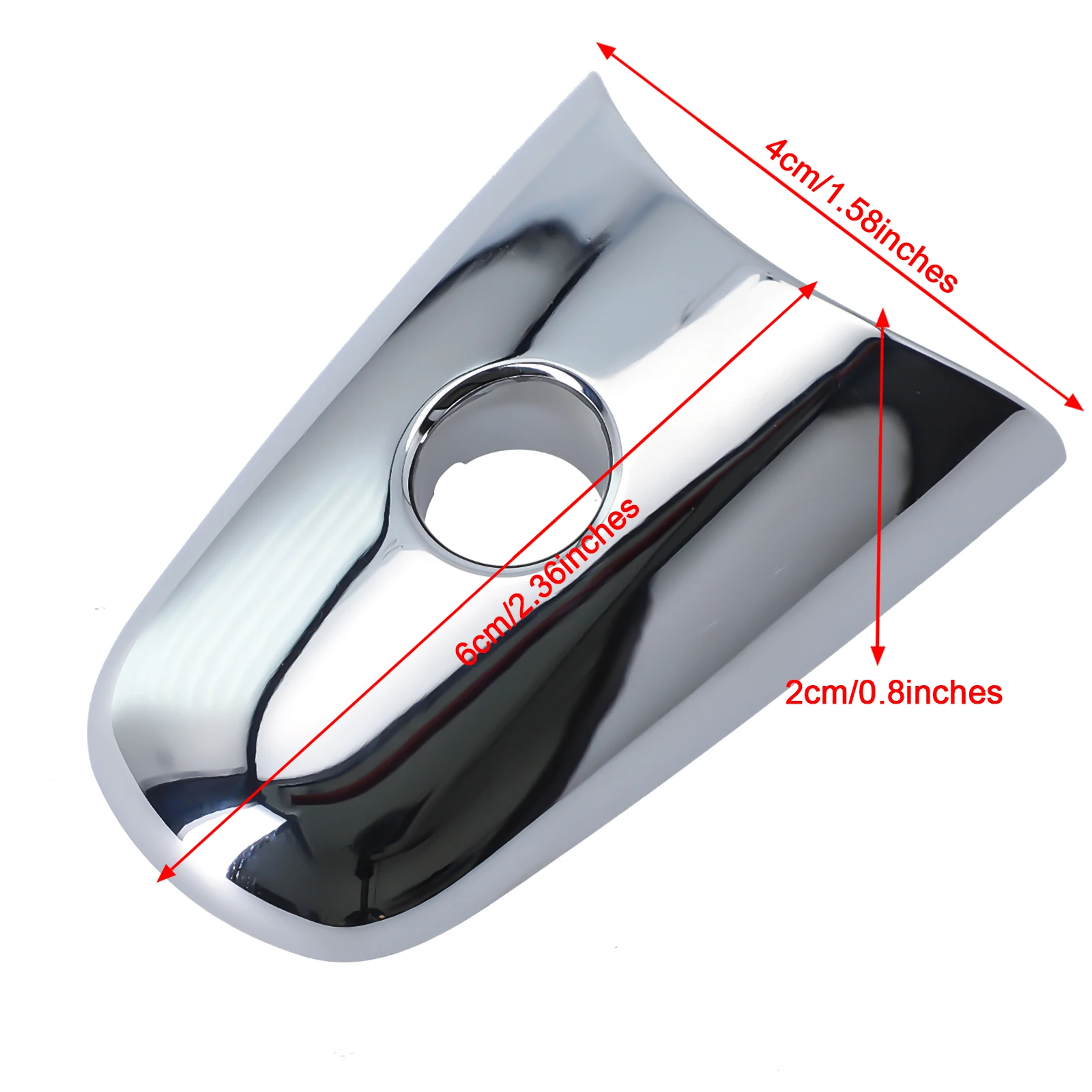 

Plastic Chrome Chrome For INFINITI FX35 2009-2012 For INFINITI FX50 2009-2012 1pc Door Escutcheon Handle 80646-1BA0A