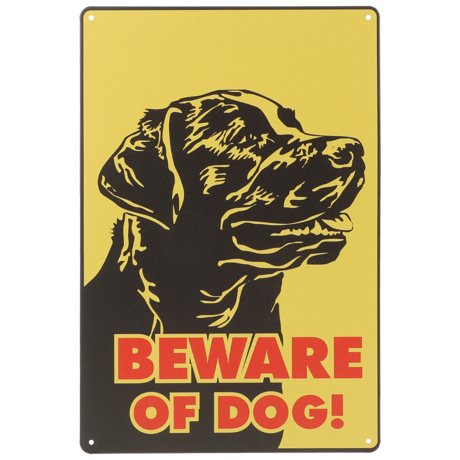 

Beware of Dog Warning Sign Caution Signs For Fence Decorative Painting/hanging Picture Home Iron Gate
