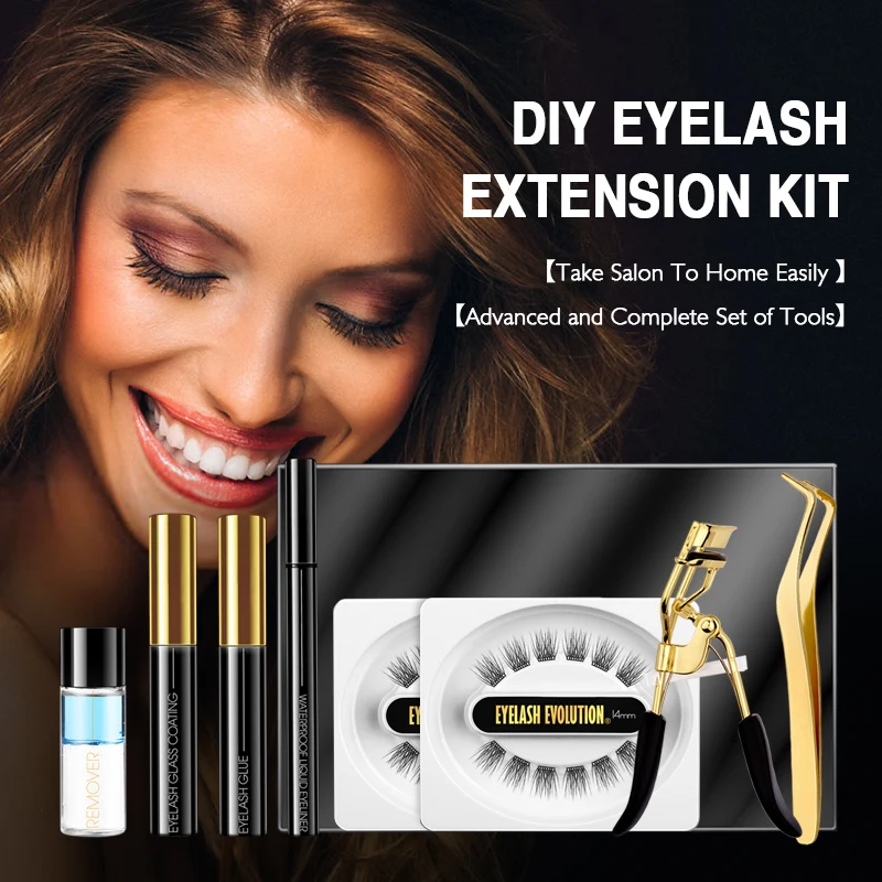 DIY Volume Cluster Fake Eyelash Extension Mink Segmented Lashes Supplies Makeup Set Glue Tweezers Eyeliner Remover Kit Cosmetics
DIY Volume Cluster Fake Eyelash Extension Mink Segmented Lashes Supplies Makeup Set Glue Tweezers Eyeliner Remover Kit Cosmetics