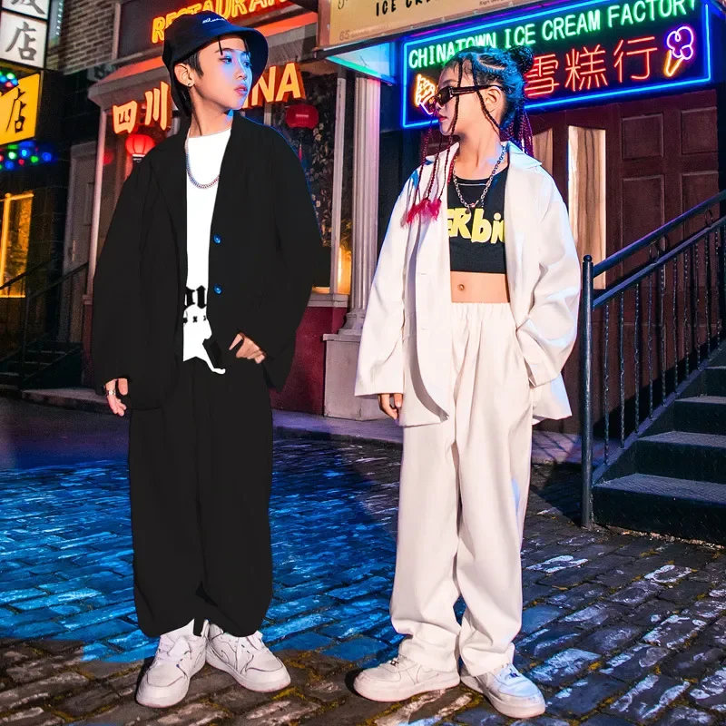 Kids Boys Girls Streetwear Hip Hop Oversize Suits Sets Jacket Pant Children Tracksuit Fashion Dance Team Stage Clothing Costumes
Kids Boys Girls Streetwear Hip Hop Oversize Suits Sets Jacket Pant Children Tracksuit Fashion Dance Team Stage Clothing Costumes
