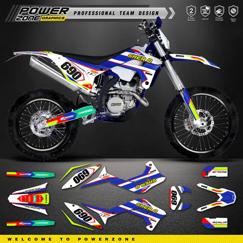 PowerZone Custom Team Graphics Decals 3M Stickers Kit For SHERCO Sticker 2017 2018 2019 2022 SE SEF 06
PowerZone Custom Team Graphics Decals 3M Stickers Kit For SHERCO Sticker 2017 2018 2019 2022 SE SEF 06
