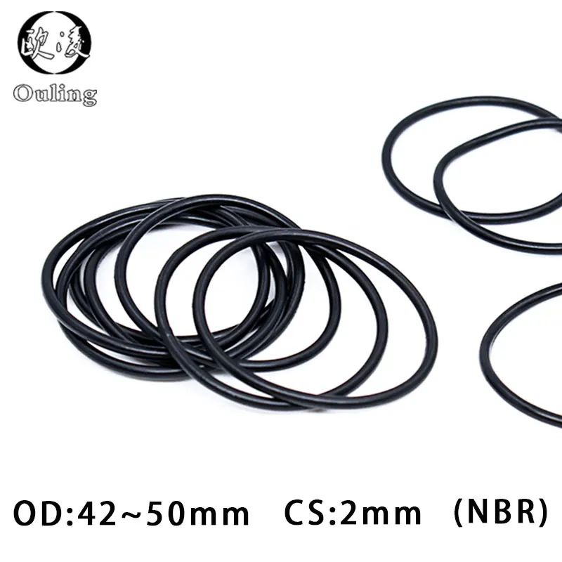 30PCS/lot Rubber Ring NBR Sealing O-Ring Thickness CS2mm OD42/43/45/46/47/48/49/50mm O Ring Seal Gaskets Nitrile Oil Ring Washer
30PCS/lot Rubber Ring NBR Sealing O-Ring Thickness CS2mm OD42/43/45/46/47/48/49/50mm O Ring Seal Gaskets Nitrile Oil Ring Washer