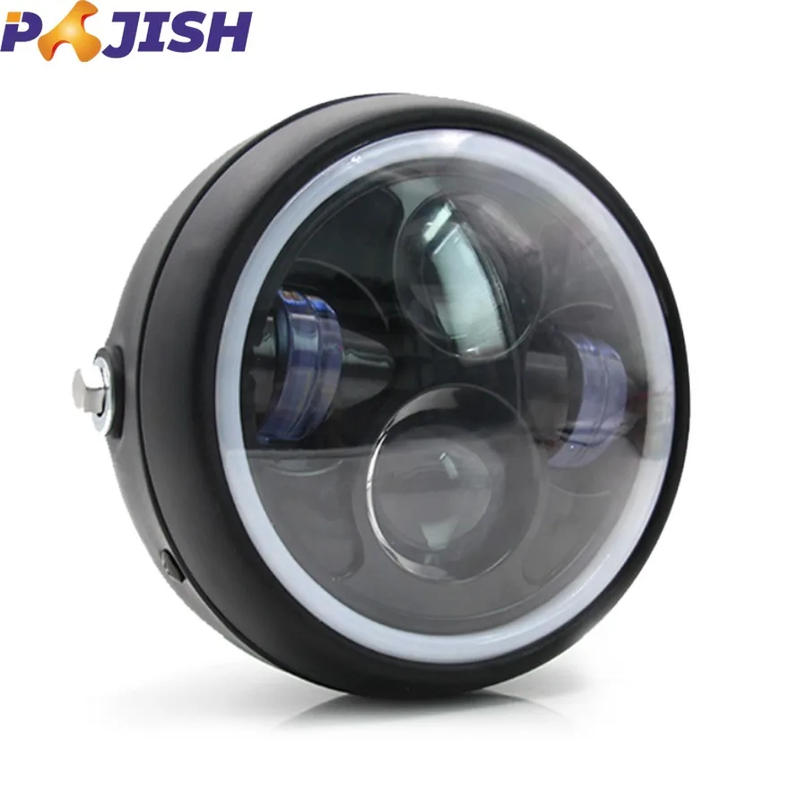 Universal Modified CG125 GN125 accessories Retro Headlamp 5.75 LED Round Angel Eyes Motorcycle Headlights
Universal Modified CG125 GN125 accessories Retro Headlamp 5.75 LED Round Angel Eyes Motorcycle Headlights