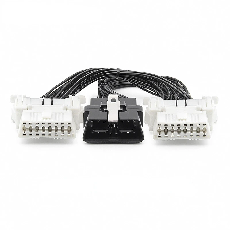 OBD2 Cable 1 IN 2 Converted Cable OBD2 Flat Extension Cable With 16Pin Connected Cable Car Diagnostic Cable
OBD2 Cable 1 IN 2 Converted Cable OBD2 Flat Extension Cable With 16Pin Connected Cable Car Diagnostic Cable