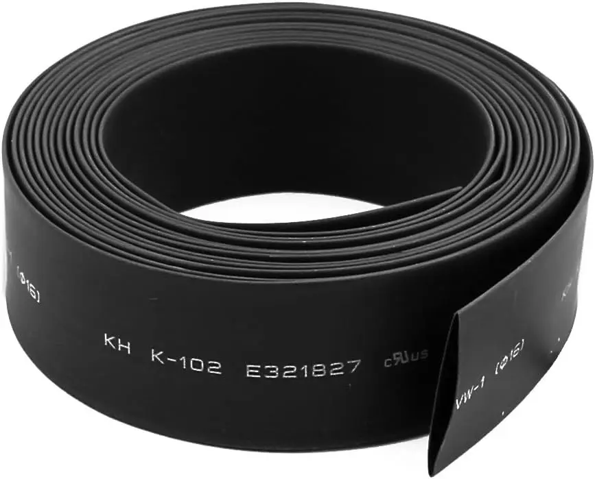 

Keszoox 16mm Dia 2:1 Heat Shrink Tubing Tube Sleeving Wire Cable Black 3 Meter Length