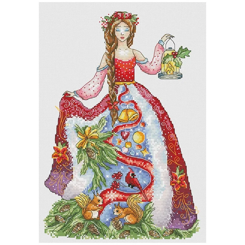 Набор для вышивки весенней девушкой с узорами-фонариками 11CT 14CT 16CT 18CT
Набор для вышивки весенней девушкой с узорами-фонариками 11CT 14CT 16CT 18CT