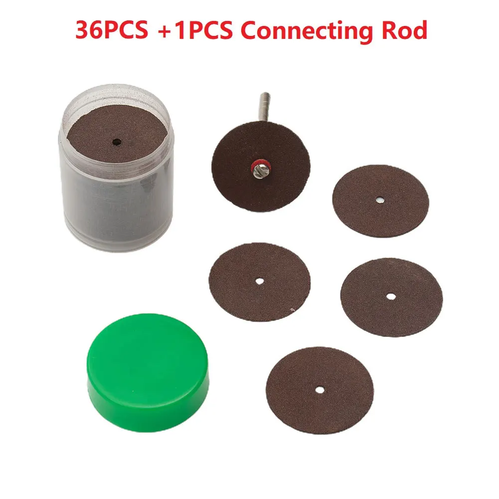 36Pcs Cutting Disc Circular Saw Blade Grinding Wheel Dre-mel Rotary Tool Abrasive Sanding Disc Tools 1xConnecting Rod Tool Set
36Pcs Cutting Disc Circular Saw Blade Grinding Wheel Dre-mel Rotary Tool Abrasive Sanding Disc Tools 1xConnecting Rod Tool Set