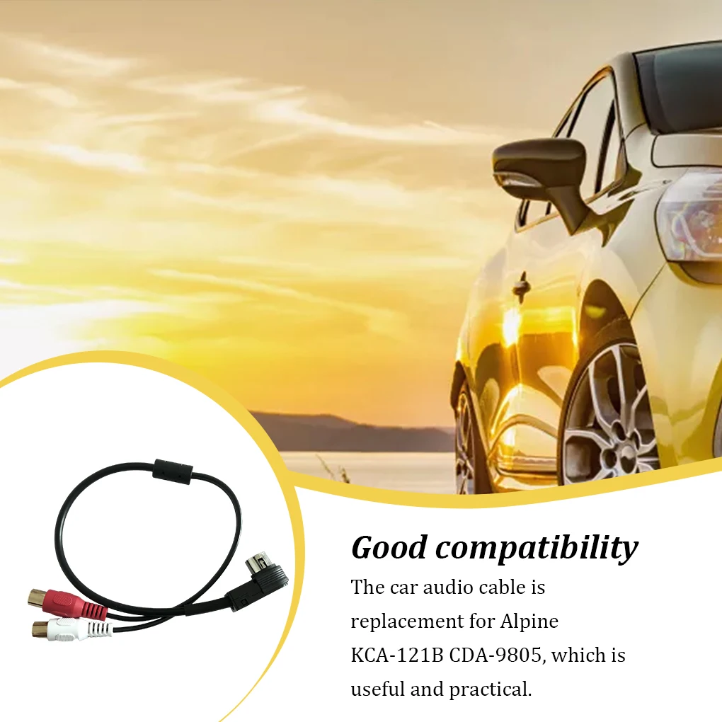 

Car Audio Cable Stereo Vehicle AUX Music Adapter Automobile Modification Upgrade Part Replacement for KCA-121B