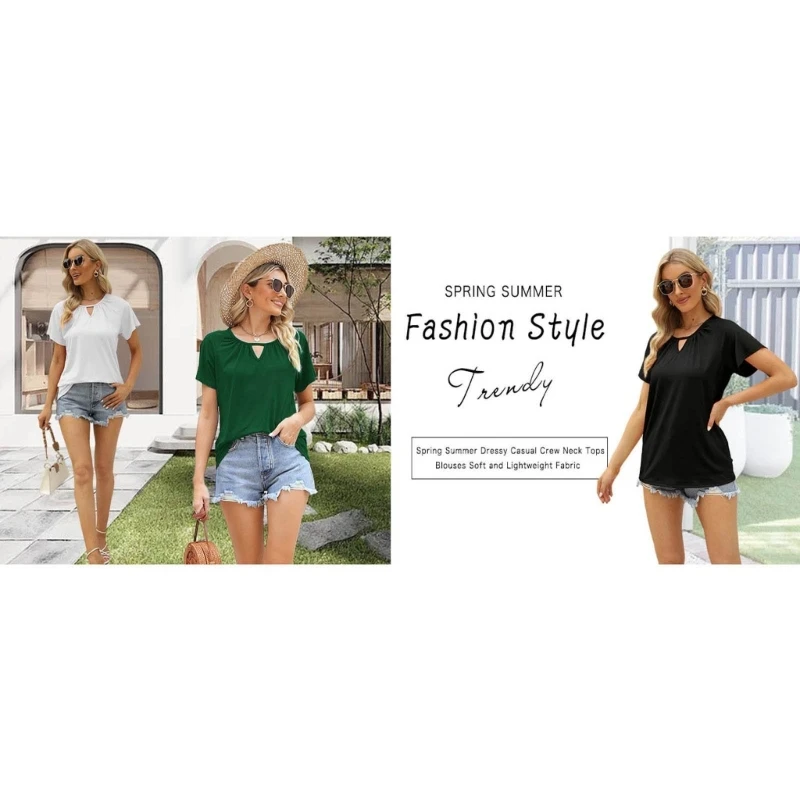 Sweet Women T-shirt Vintage Solid Color Loose Top Summer Quick Drying Round Neck Short Sleeve T-shirt Streetwear
Sweet Women T-shirt Vintage Solid Color Loose Top Summer Quick Drying Round Neck Short Sleeve T-shirt Streetwear