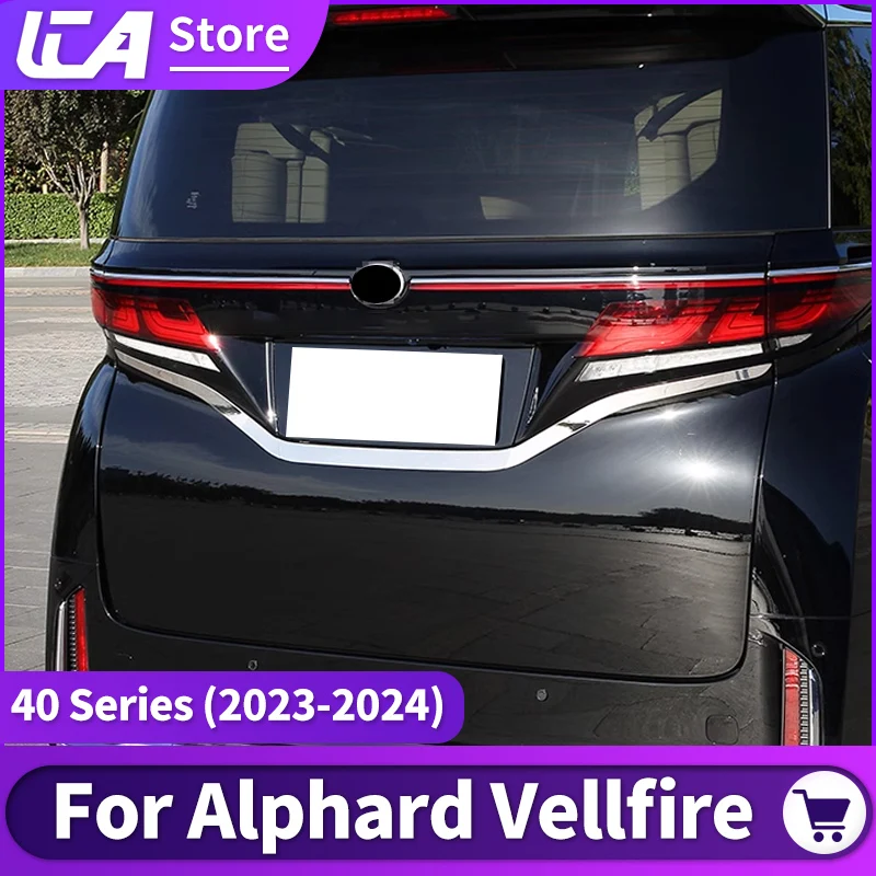 Для 2023 2024 Toyota Alphard Vellfire задняя дверь хромированная Декоративная полоса 40 серии внешние модернизированные аксессуары комплект для тюнинга корпуса
Для 2023 2024 Toyota Alphard Vellfire задняя дверь хромированная Декоративная полоса 40 серии внешние модернизированные аксессуары комплект для тюнинга корпуса