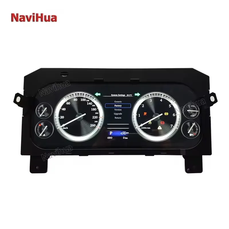 

New Upgrades LCD dashboard 12.3 Inch Car Tech Digital Instrument Cluster for Toyota Prado 2018 2019