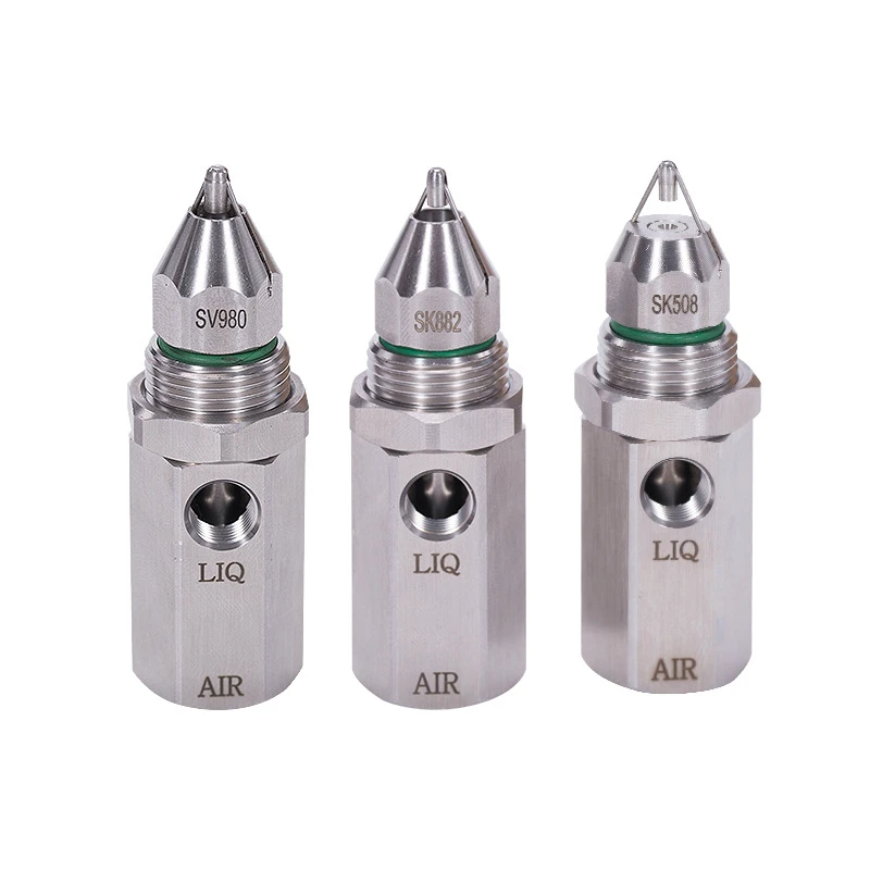 Stainless Steel Ultrasonic Air Atomization Spray Head Industrial Dust Suppression Dust Suppression Humidification Nozzle
Stainless Steel Ultrasonic Air Atomization Spray Head Industrial Dust Suppression Dust Suppression Humidification Nozzle
