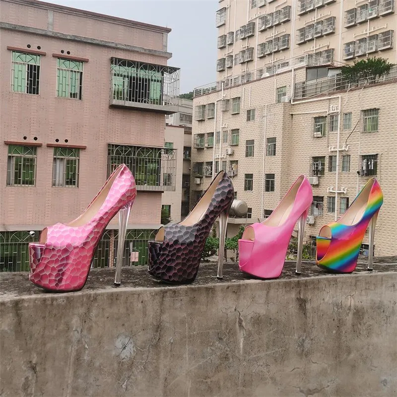 SDTRFT Platforms Stilettos 22cm Ultra Thin High Heels Ladies Party Shoes for Woman Peep Toe Shallow mouth Catwalk Shows Pumps
SDTRFT Platforms Stilettos 22cm Ultra Thin High Heels Ladies Party Shoes for Woman Peep Toe Shallow mouth Catwalk Shows Pumps