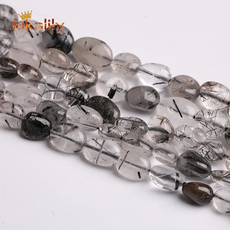 Natual Black Rutilated Quartz Crystal Irregular Stone Beads For Jewelry Making Loose Beads DIY Handmade Bracelet Accessories 15"
Natual Black Rutilated Quartz Crystal Irregular Stone Beads For Jewelry Making Loose Beads DIY Handmade Bracelet Accessories 15"
