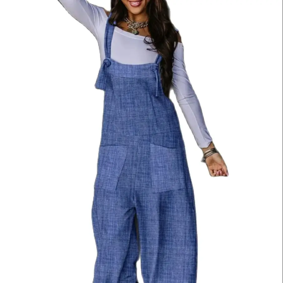 Checker Print Waist Tie Strap Pants Fashion Camo Pockets Loose Sleeveless Casual Jumpsuit 2024 Elegant Women's Spring Clothing
Checker Print Waist Tie Strap Pants Fashion Camo Pockets Loose Sleeveless Casual Jumpsuit 2024 Elegant Women's Spring Clothing