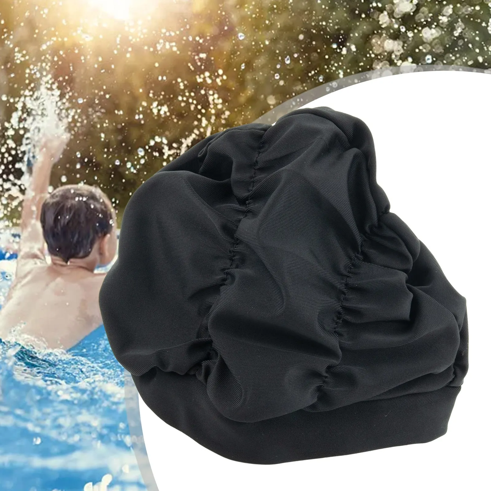 Women's Swimming Cap High Elastic Swimming Cap Bathing Cap Long Hair Cap Turban Hats Water Sports Swim Pool Accessories
Women's Swimming Cap High Elastic Swimming Cap Bathing Cap Long Hair Cap Turban Hats Water Sports Swim Pool Accessories