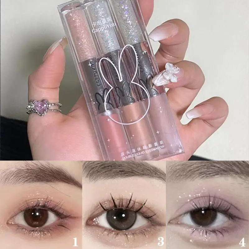 Double-head Diamond Liquid Eyeshadow Brightening Lightweight Waterproof Long Lasting Matte Contour Blush Silkworm Glitter Makeup
Double-head Diamond Liquid Eyeshadow Brightening Lightweight Waterproof Long Lasting Matte Contour Blush Silkworm Glitter Makeup