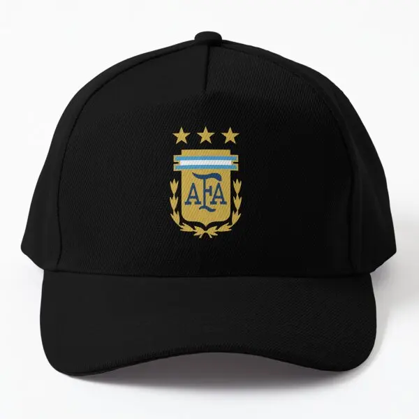 

Argentina Logo With Three Stars World Cu Baseball Cap Hat Casquette Boys Solid Color Mens Women Fish Outdoor Hip Hop Spring