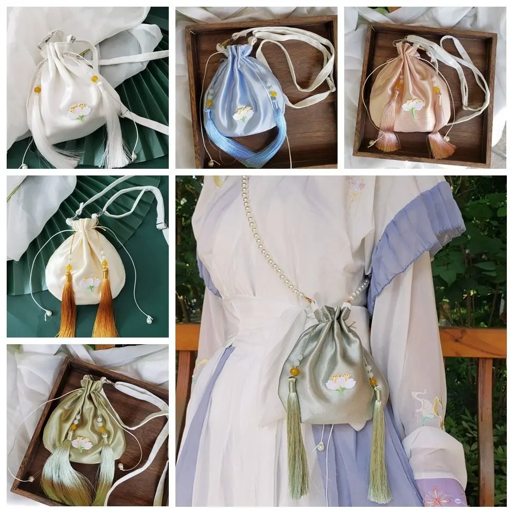 Шелковая сумка на шнурке Hanfu с кисточкой, сумка через плечо в этническом стиле, Цветочная сумка-ведро, аксессуары Hanfu, сумка через плечо
Шелковая сумка на шнурке Hanfu с кисточкой, сумка через плечо в этническом стиле, Цветочная сумка-ведро, аксессуары Hanfu, сумка через плечо