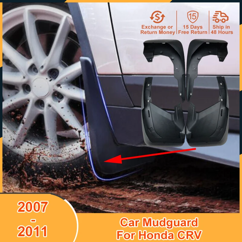

2007-2011 Car Mudguard for Honda CR-V CRV 2007 2008 2009 2010 2011 Accessories Mudflaps Mud Flaps Fender Protector Splash Guards