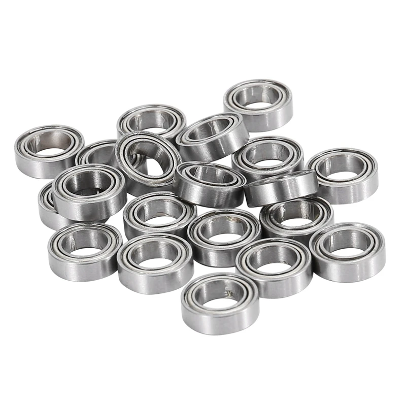 60Pcs MR106-ZZ Bearing 6 X 10 X 3Mm Metal Shielded Ball Bearing Pre-Lubricated With Grease Radial Ball Bearing
60Pcs MR106-ZZ Bearing 6 X 10 X 3Mm Metal Shielded Ball Bearing Pre-Lubricated With Grease Radial Ball Bearing