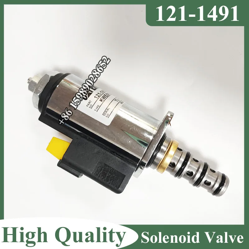 

121-1491 Hydraulic Pump Solenoid Valve 1211491 KWE5K-31/G24DB30 for Caterpillar E320B E320 E325C E320D Excavator Parts