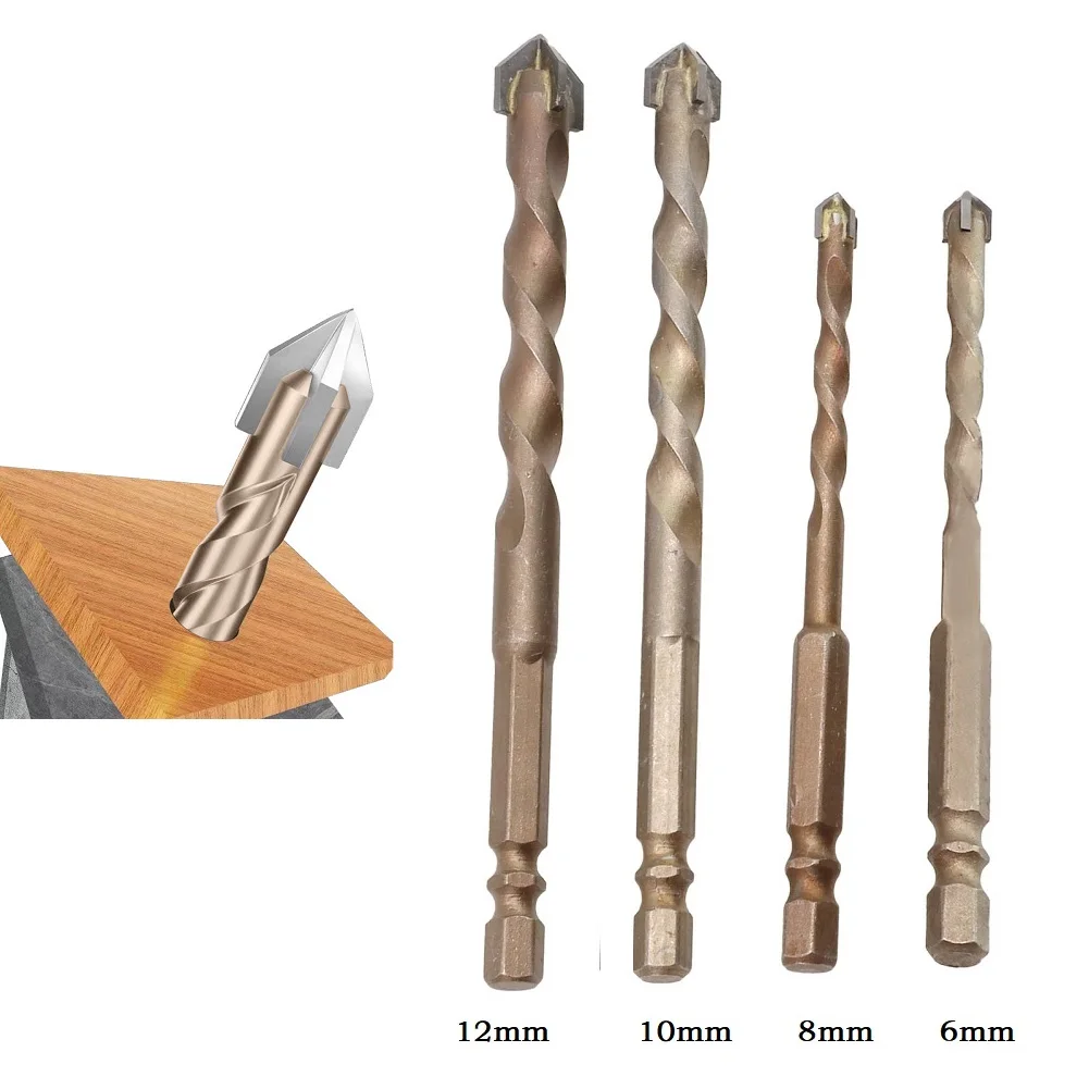 6/8/10/12mm 4 Flutes Drill Bits Ceramic Wall Glass Punching Hole Cutter For Wood Metal Multi-purpose Drlling Tools
6/8/10/12mm 4 Flutes Drill Bits Ceramic Wall Glass Punching Hole Cutter For Wood Metal Multi-purpose Drlling Tools