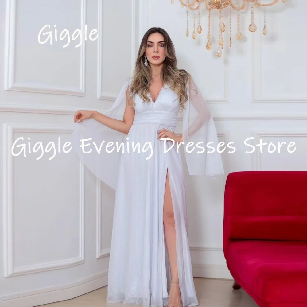 Giggle Chiffon A-line V-neck Popular Ruffle Popular Formal Prom Gown Ankle-length Evening Elegant Party Dresses for Women 2023
Giggle Chiffon A-line V-neck Popular Ruffle Popular Formal Prom Gown Ankle-length Evening Elegant Party Dresses for Women 2023