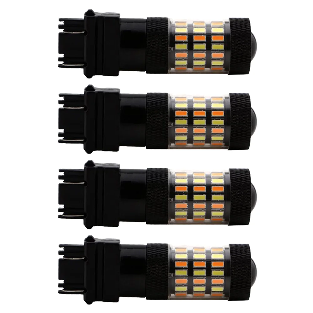 4X WhiteYellow 3157 LED DRL Switchback Turn Signal Parking Light Bulb, Universal Fitment, 30W Power, 1000LM Lumens
4X WhiteYellow 3157 LED DRL Switchback Turn Signal Parking Light Bulb, Universal Fitment, 30W Power, 1000LM Lumens
