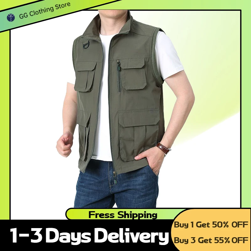Vest for Men Work Men's Man Jackets Motorcyclist Vests Coat Male Sleeveless Tactical Military Oversize Models Man's Mens Clothes
Vest for Men Work Men's Man Jackets Motorcyclist Vests Coat Male Sleeveless Tactical Military Oversize Models Man's Mens Clothes
