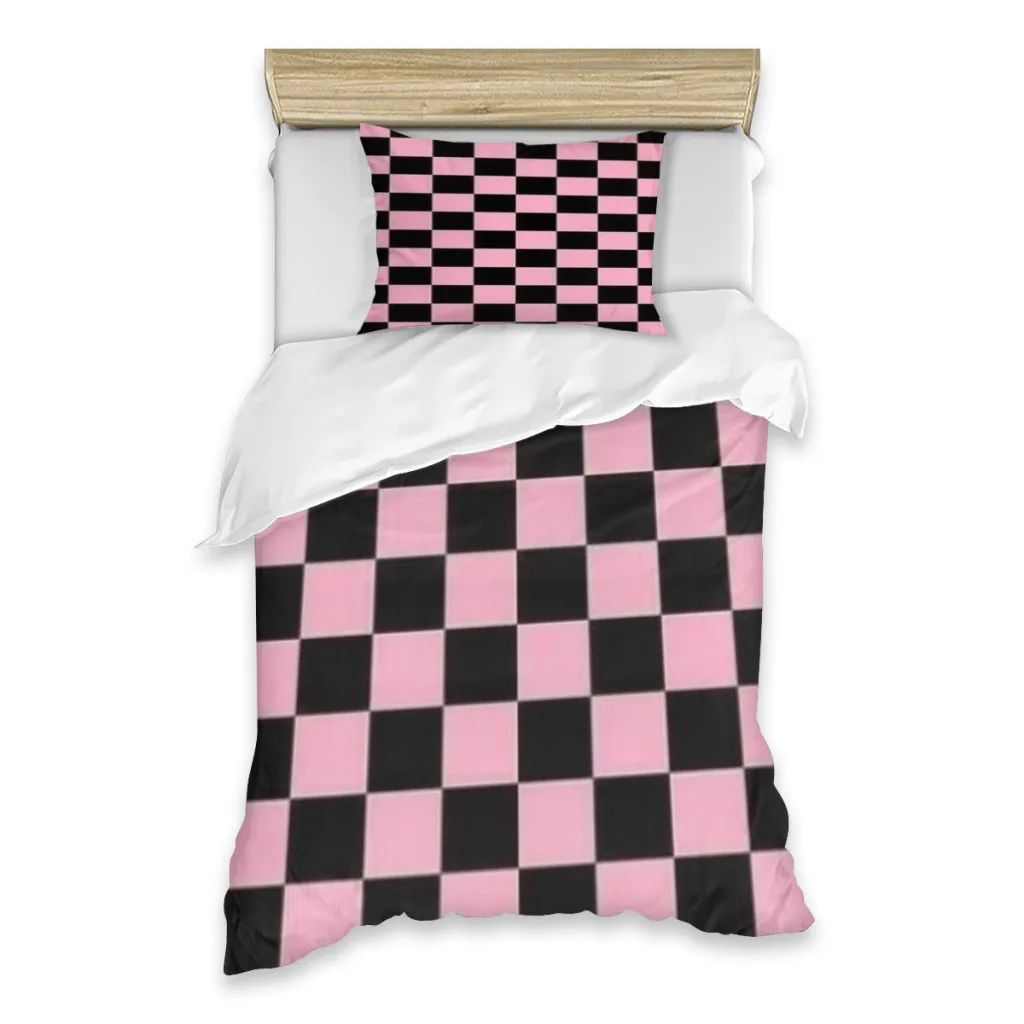 Red Pink Warm Color Checkerboard Lattice Series Single Bed Sheets Set Complete Case Single Linen Quilt Cover
Red Pink Warm Color Checkerboard Lattice Series Single Bed Sheets Set Complete Case Single Linen Quilt Cover
