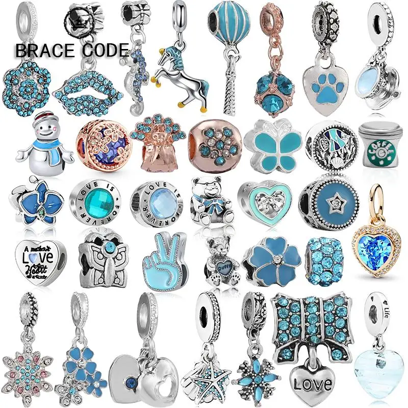 2Pcs/Lot Ocean Charm Plating Ancient Silver Shell Seahorse and Petal Lips Blue Charm Suitable for Brand Original Bracelet
2Pcs/Lot Ocean Charm Plating Ancient Silver Shell Seahorse and Petal Lips Blue Charm Suitable for Brand Original Bracelet