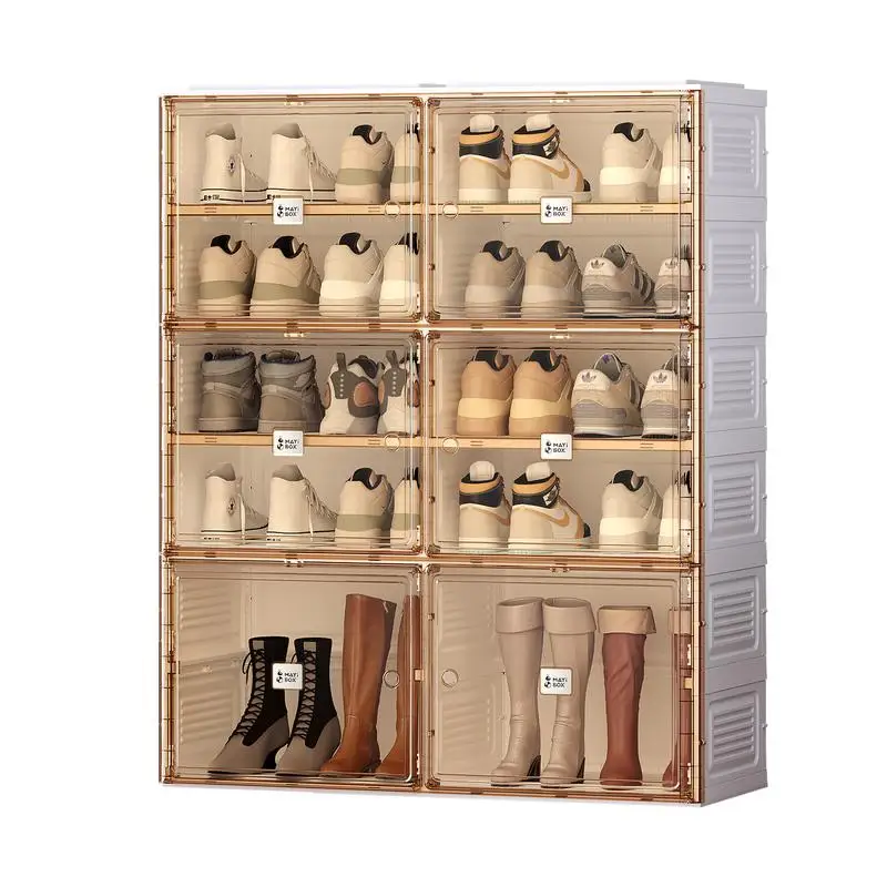 Portable Shoe cabinet Living Room,Stackable Storage Organizer Cabinet with Doors and Shelves,Shoe Box for Closet
Portable Shoe cabinet Living Room,Stackable Storage Organizer Cabinet with Doors and Shelves,Shoe Box for Closet