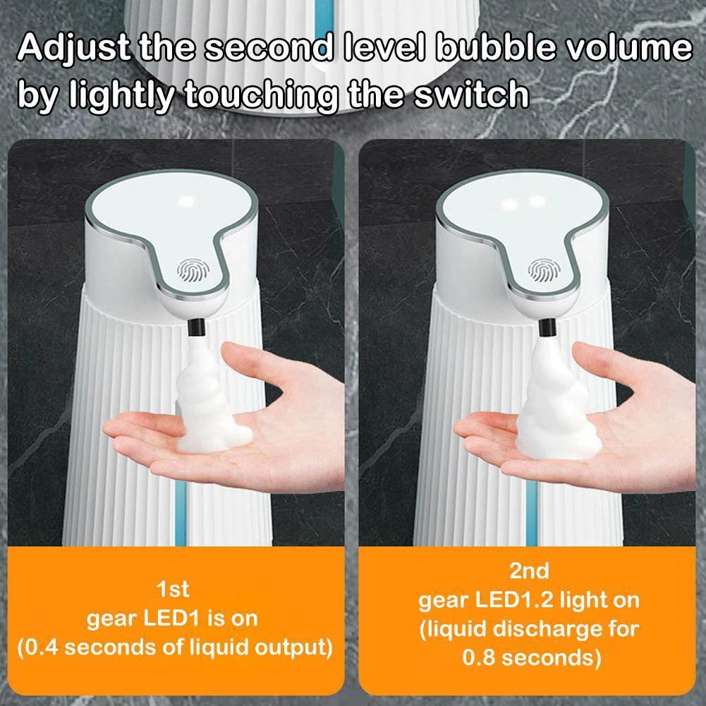 Foam Type Foam Washing Large Capacity Multi Gear Sensitive Induction Watery Hand Soap Inductive Soap Dispenser
Foam Type Foam Washing Large Capacity Multi Gear Sensitive Induction Watery Hand Soap Inductive Soap Dispenser