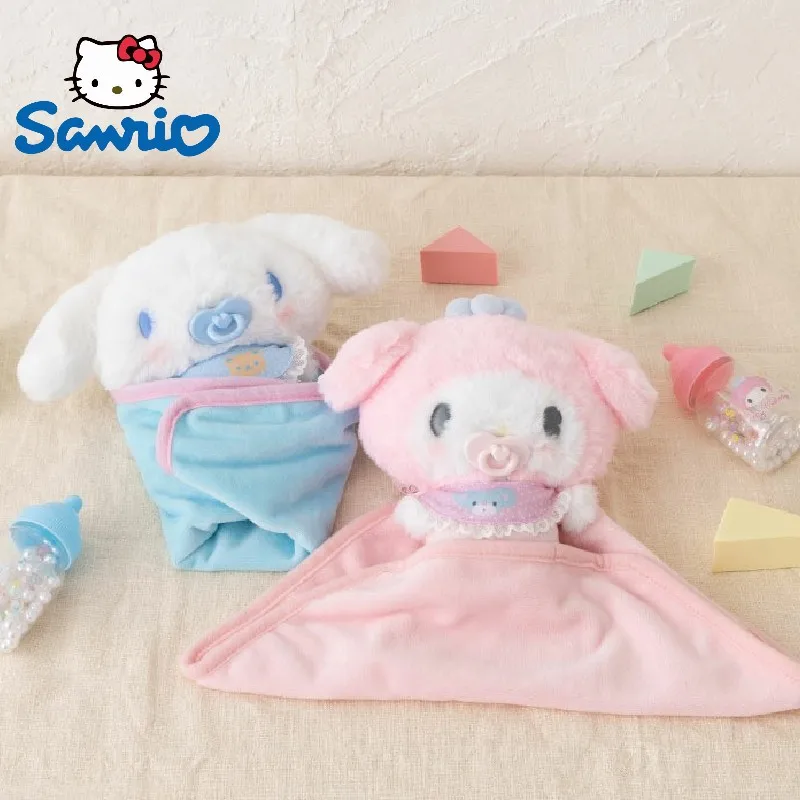 14cm Sanrio Kawaii Cinnamoroll My Melody Baby Dress Up Suit Baby Pacifier Bottle Plush Girl Heart Cute Set Birthday Doll Gifts
14cm Sanrio Kawaii Cinnamoroll My Melody Baby Dress Up Suit Baby Pacifier Bottle Plush Girl Heart Cute Set Birthday Doll Gifts