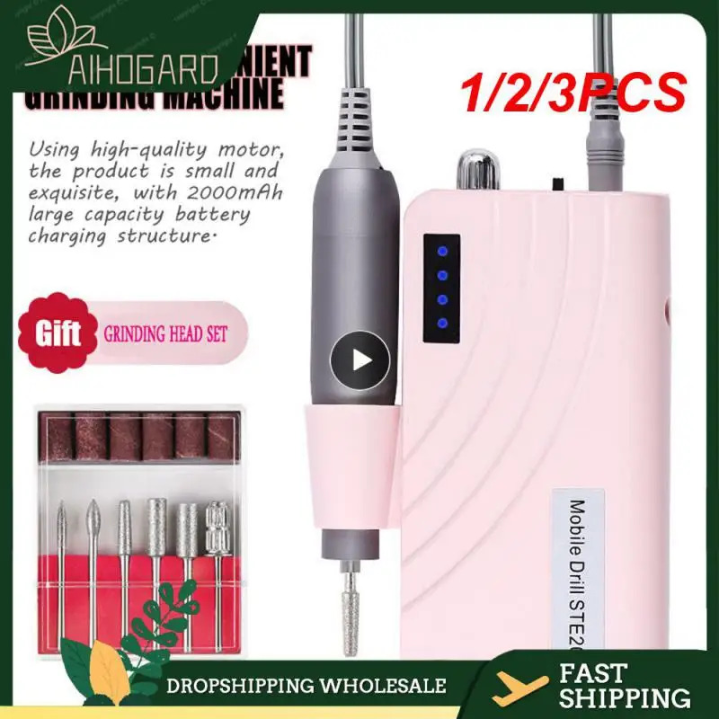 1/2/3PCS Electric Nail Drill Machine With Cutter Set manicur Machin For Manicure Nail Drill Milling Machine Salon Nail Equipment
1/2/3PCS Electric Nail Drill Machine With Cutter Set manicur Machin For Manicure Nail Drill Milling Machine Salon Nail Equipment
