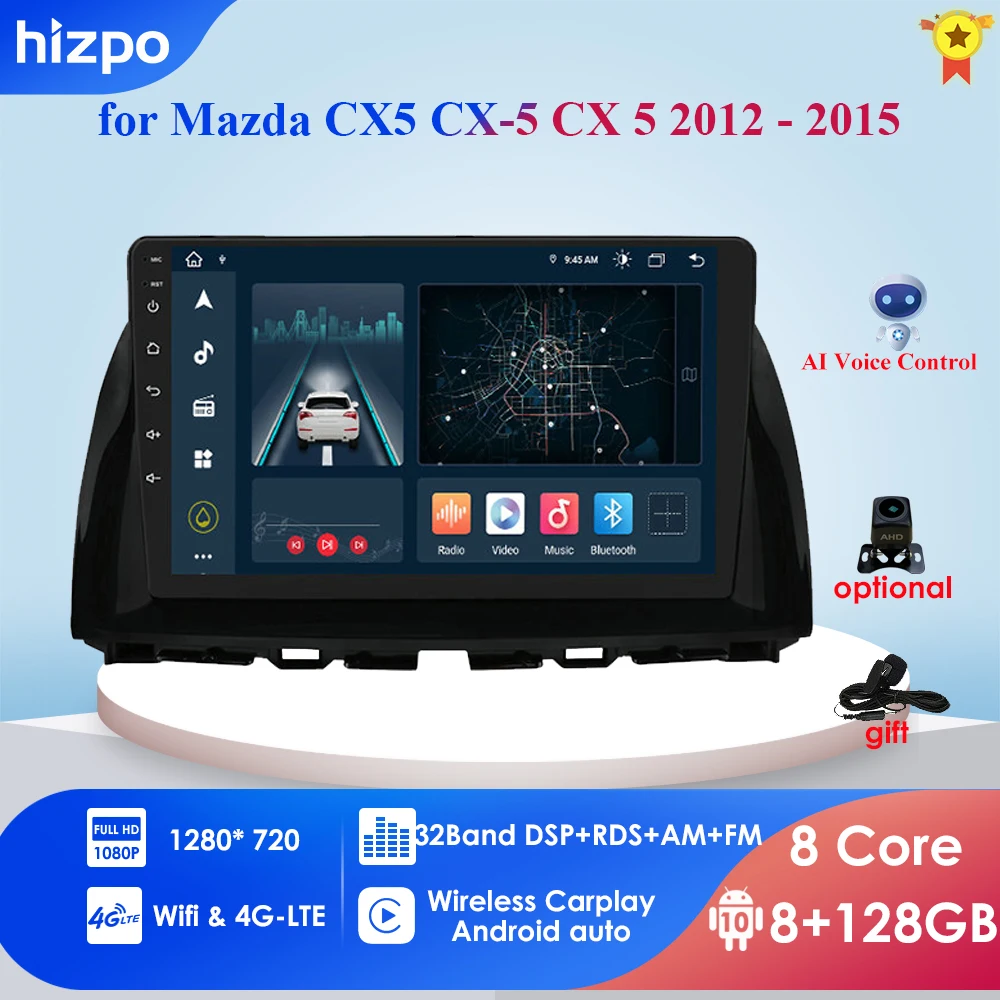 Мультимедийная магнитола Plus для Mazda CX5 стерео-система под управлением Android без DVD AM