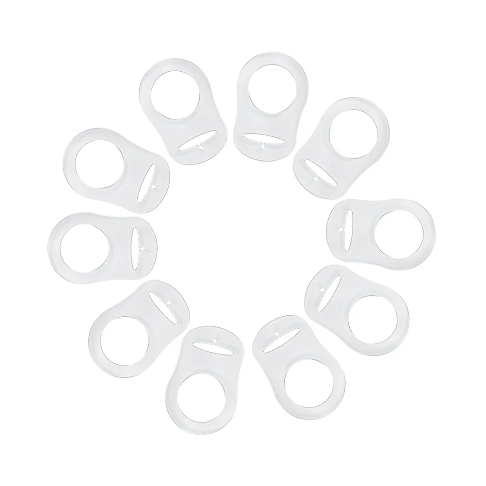 15pcs Pacifier Clips Holders Silicone Adapter Rings Holder Rings Pacifier Holder for Pacifiers ( Transparent )
15pcs Pacifier Clips Holders Silicone Adapter Rings Holder Rings Pacifier Holder for Pacifiers ( Transparent )