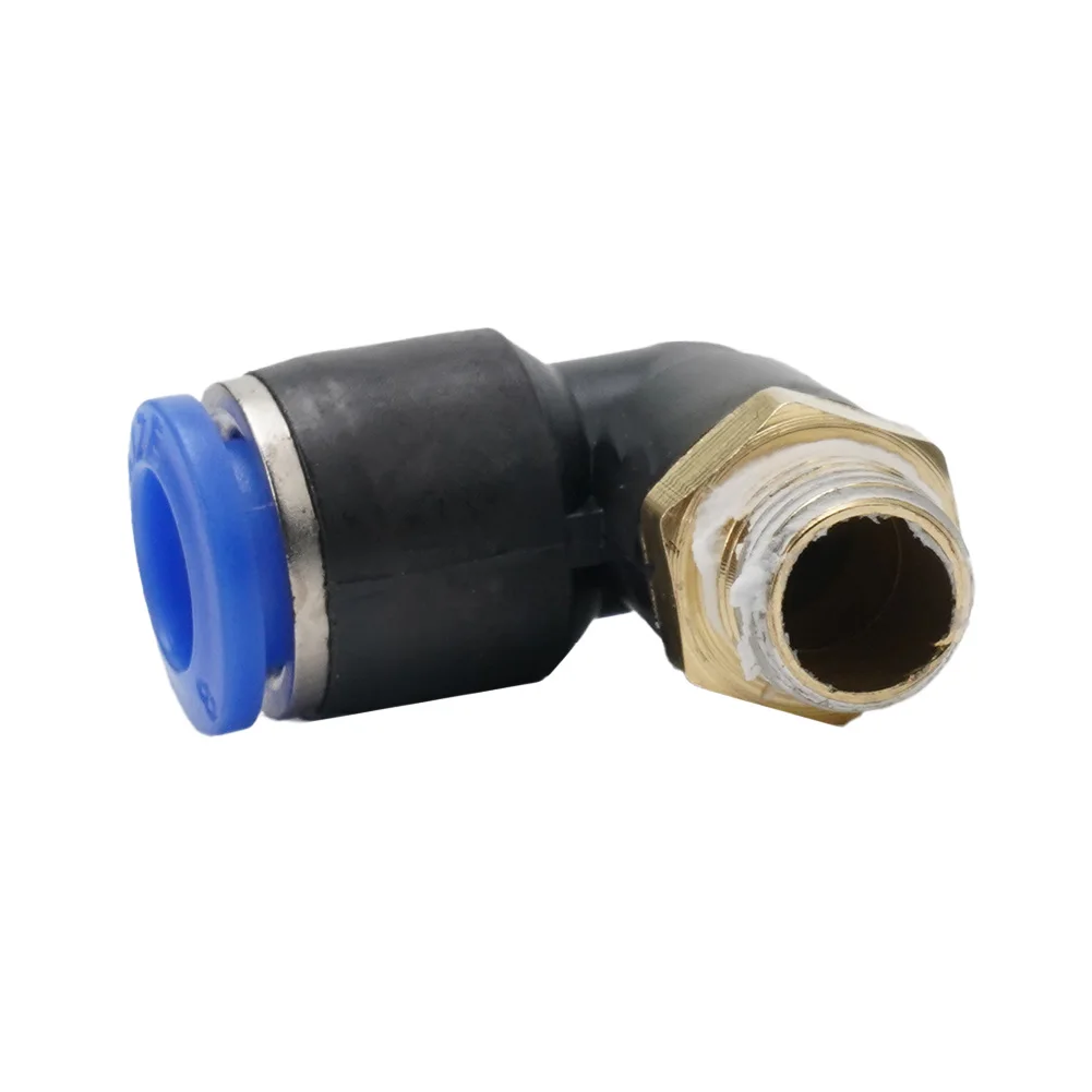 

1/8\\\\\\\" Connector L Fitting 10pcs 8mm Accessory For Coats Tire Changer Machine Parts Universal Useful High Quality