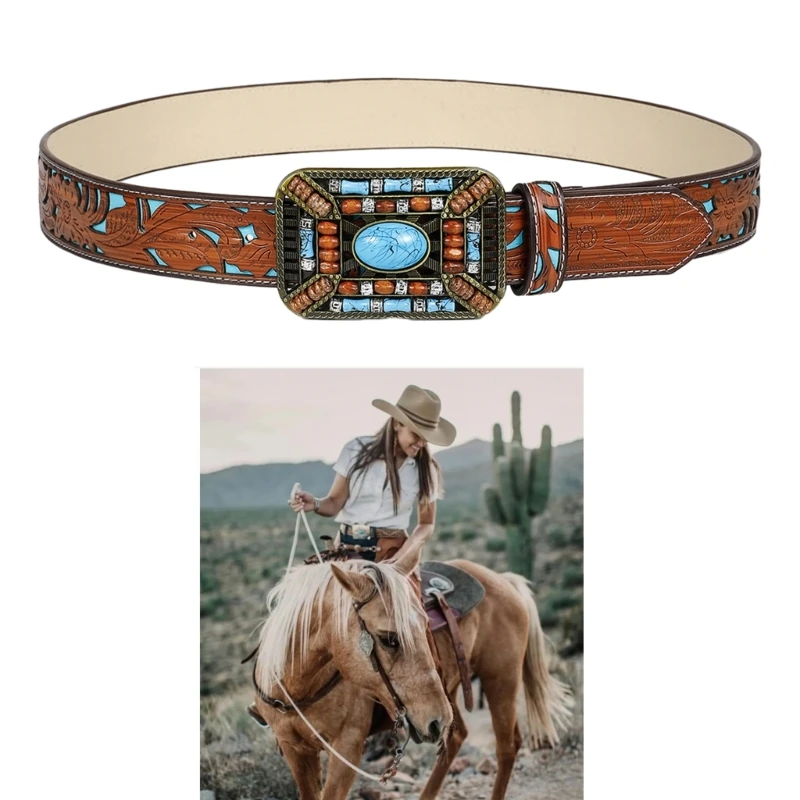 Western Women Belt for Pants Embossed Hollowed Waist Belt Ethnic Corset Belt Pin Buckle Cowboy Belt Vintage Accessories
Western Women Belt for Pants Embossed Hollowed Waist Belt Ethnic Corset Belt Pin Buckle Cowboy Belt Vintage Accessories