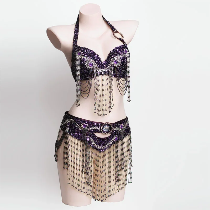 Sexy sequin fringe belly dance set professional belly dance costume with tassel belly dancing bra belt adult belly dancing wear
Sexy sequin fringe belly dance set professional belly dance costume with tassel belly dancing bra belt adult belly dancing wear