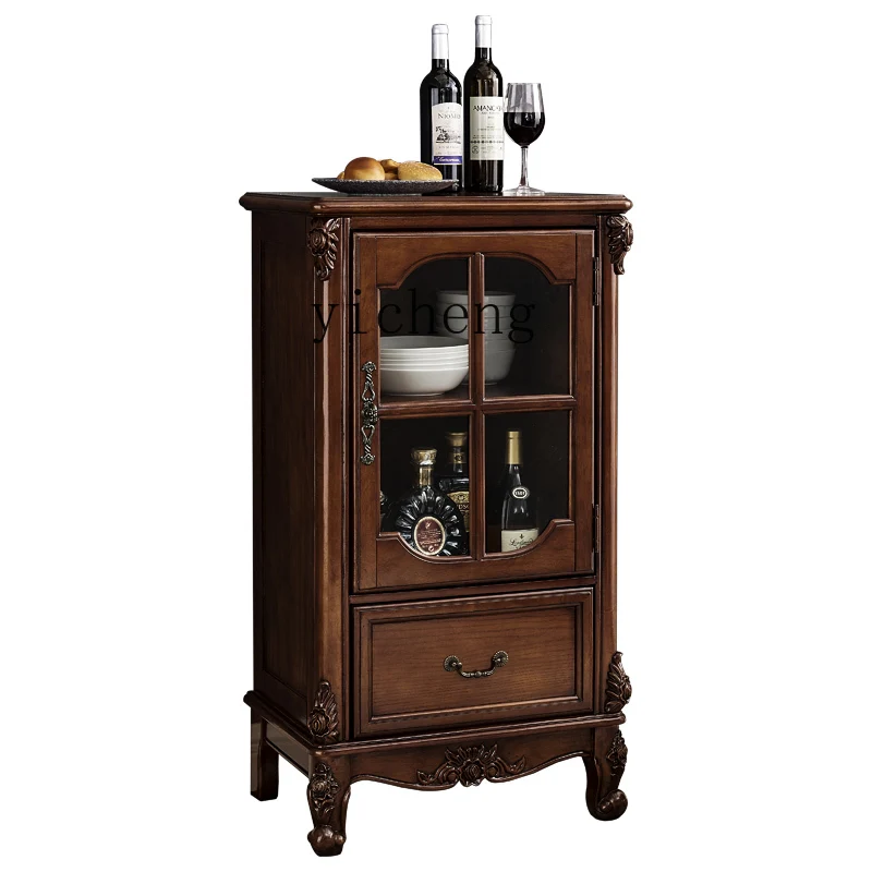 YY American-Style Solid Wood Home Small Wine Cabinet Display Cabinet Wall Small Apartment Living Room TV Cabinet
YY American-Style Solid Wood Home Small Wine Cabinet Display Cabinet Wall Small Apartment Living Room TV Cabinet