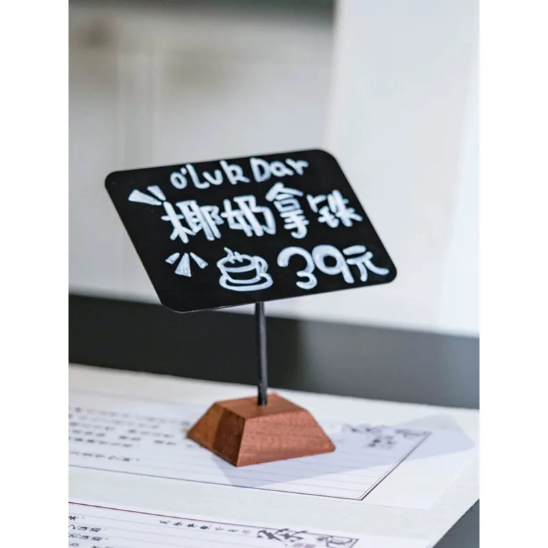 Creative small blackboard erasable dessert price display board solid wood baking Cakery label board vertical commodity
Creative small blackboard erasable dessert price display board solid wood baking Cakery label board vertical commodity