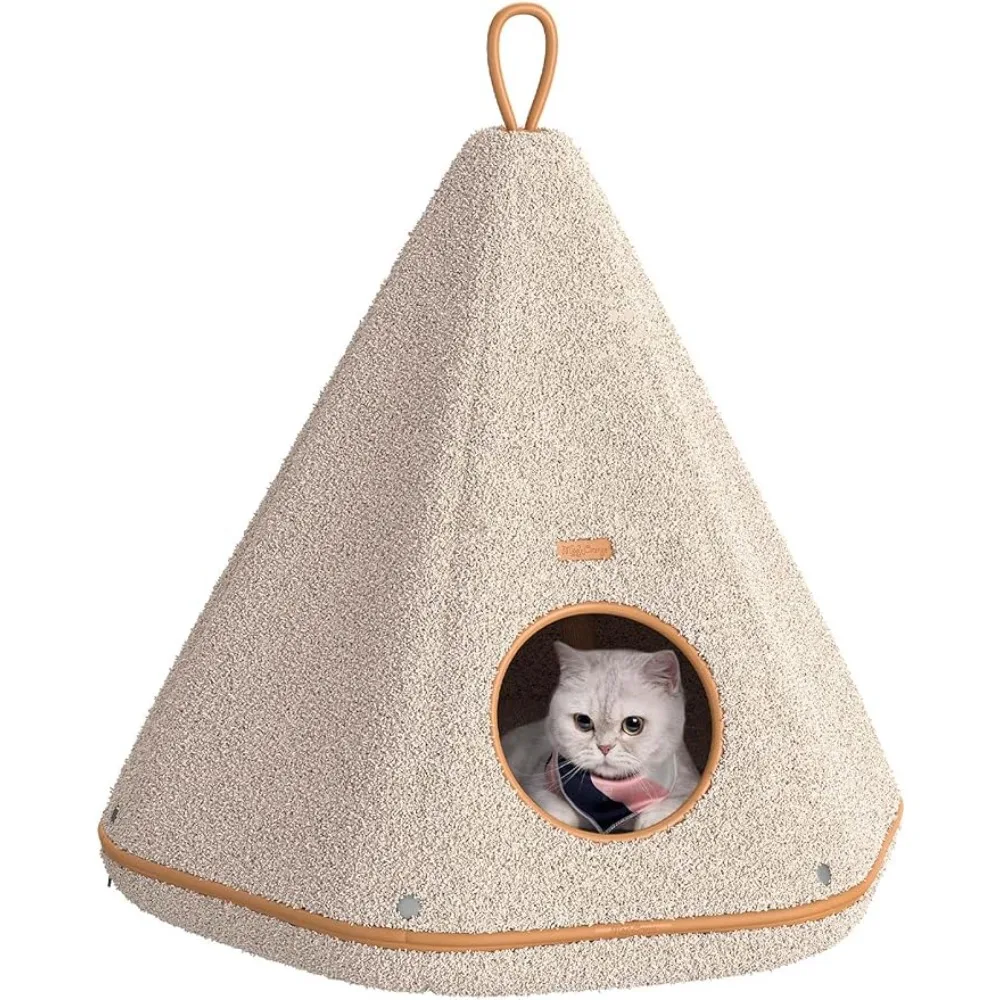 Cat Teepee, Removable & Washable Dog Teepee Tent, Comfortable Pet Teepee for Cats, Small Dog, Rabbit and Other Small Animals
Cat Teepee, Removable & Washable Dog Teepee Tent, Comfortable Pet Teepee for Cats, Small Dog, Rabbit and Other Small Animals