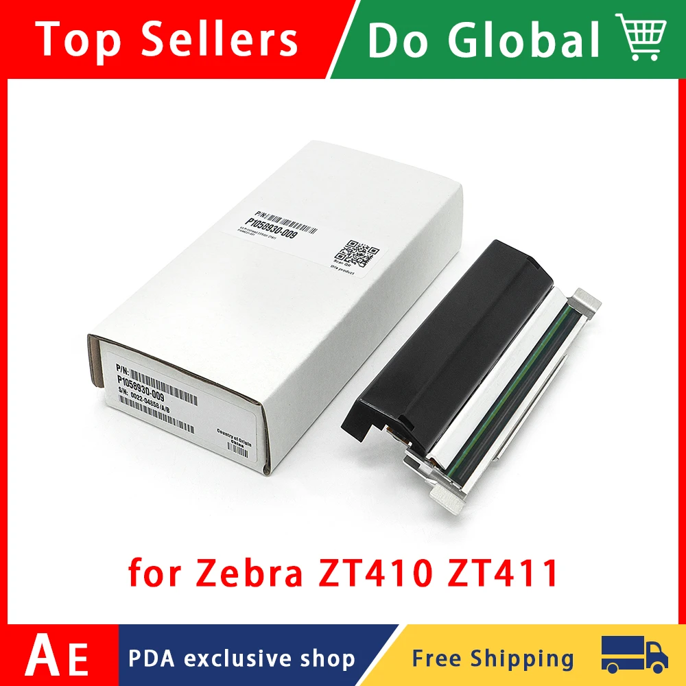 

Original Printhead for 203 dpi ZT410 ZT411 P1105147-300，for Zebra ZT410 ZT411 Print Head, Free Shipping