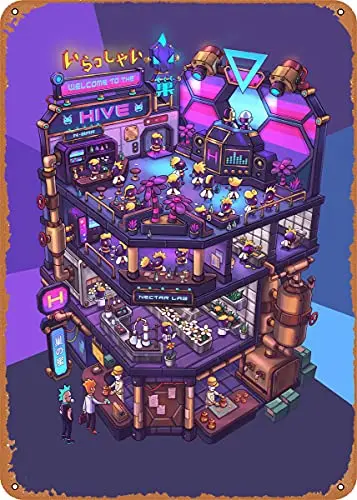 The Hive Club Honey винтажный вид металлический знак художественные принты Ретро подарок 8x12 дюймов
The Hive Club Honey винтажный вид металлический знак художественные принты Ретро подарок 8x12 дюймов