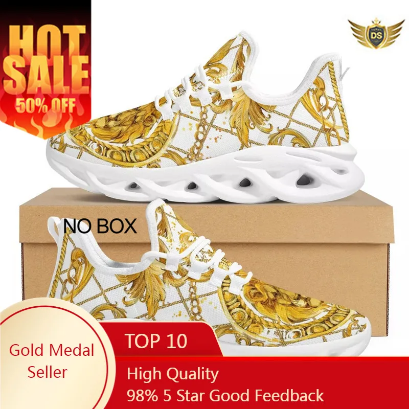 Golden Floral Women Hot Sale Sneakers Soft Outdoor Sport Platform Couple Casual Flat Holiday Shoes Dropship 
Golden Floral Women Hot Sale Sneakers Soft Outdoor Sport Platform Couple Casual Flat Holiday Shoes Dropship