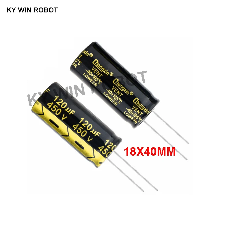 1Pcs Audio Aluminum Electrolytic Capacitor 450V120UF Size 18*40mm plug-in High Frequency Low ESR For Hifi Amplifier
1Pcs Audio Aluminum Electrolytic Capacitor 450V120UF Size 18*40mm plug-in High Frequency Low ESR For Hifi Amplifier
