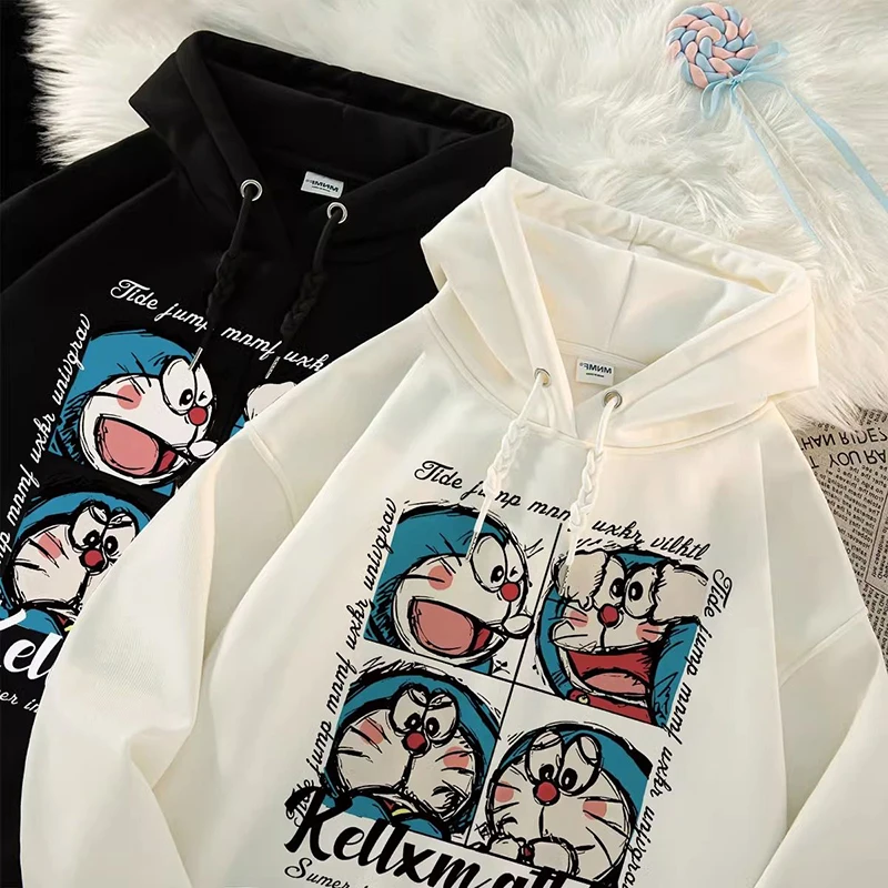 2023 New Doraemon Pure Cotton Cartoon Sweater Autumn Regular or Winter Fleeced Kawaii Hooded Top Suitable for Male and Female
2023 New Doraemon Pure Cotton Cartoon Sweater Autumn Regular or Winter Fleeced Kawaii Hooded Top Suitable for Male and Female